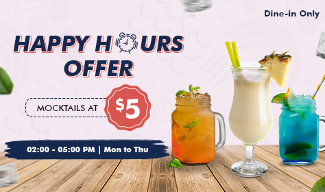 Happy Hours Mocktails