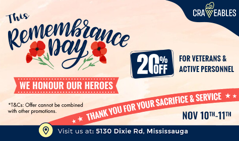 Remembrance Day Offer