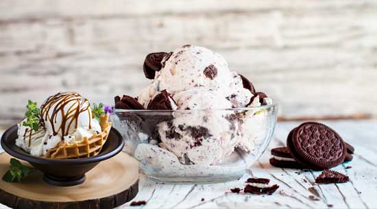 Cookie & Cream wih Ice Cream