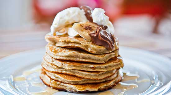 Pancakes with Ice Cream