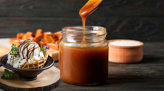 Salted Caramel with Ice Cream