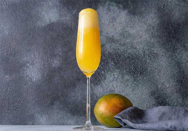 Mango Mimosa Craveables Cafe