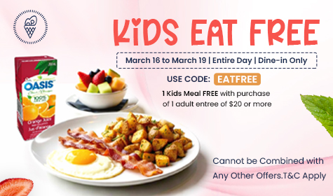 Kids Eat Free Offer Poster