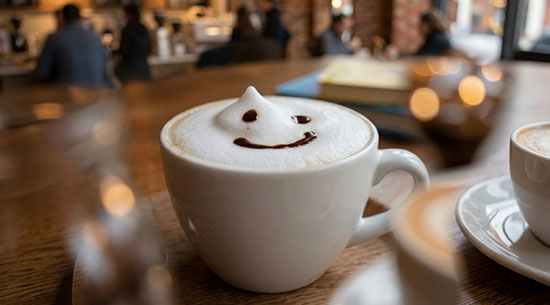 Babyccino at Craveables Cafe